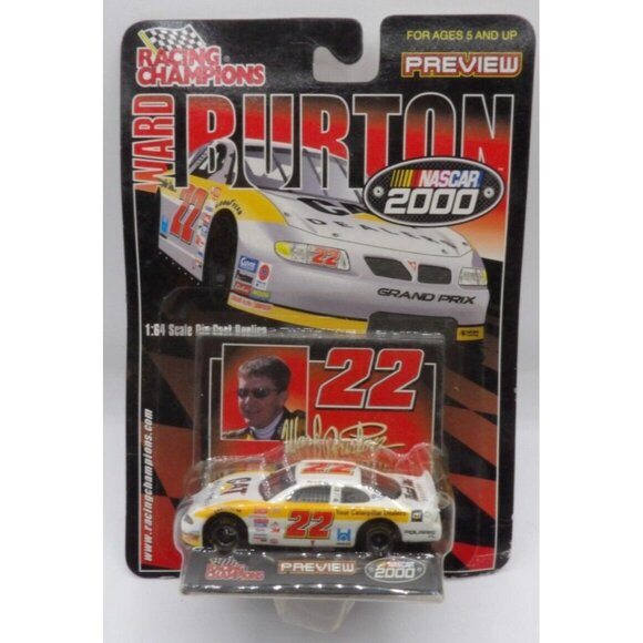 NASCAR 2000 Racing Champions Preview Lot of 2- Ward Burton and Darrell Waltrap - Picture 2 of 10